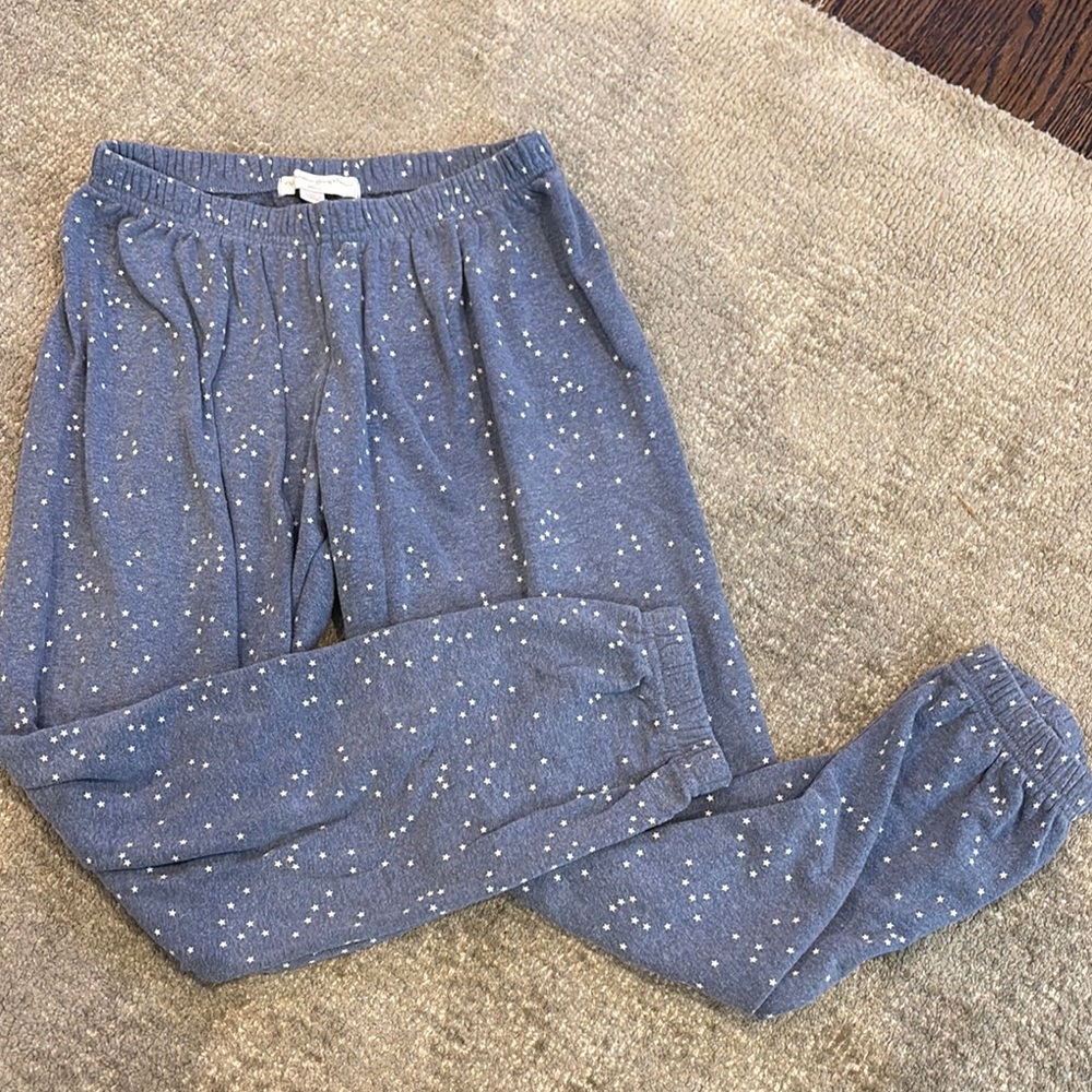 Spiritual Gangster Blue Joggers with Elastic Cuffs